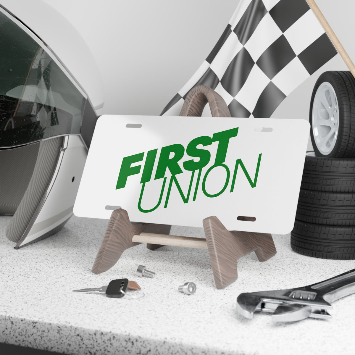 First Union Vanity License Plate