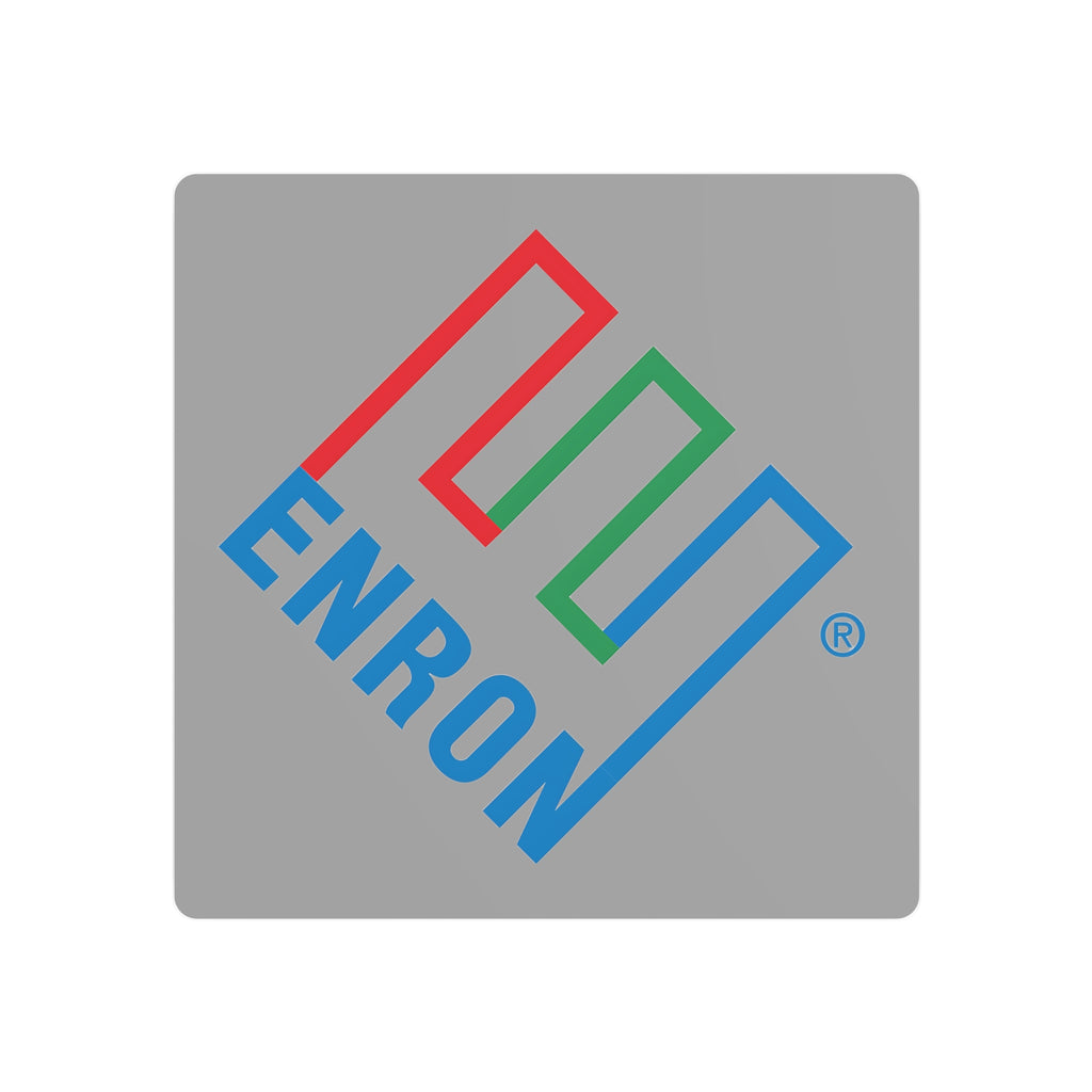 Enron Square Metal Sign