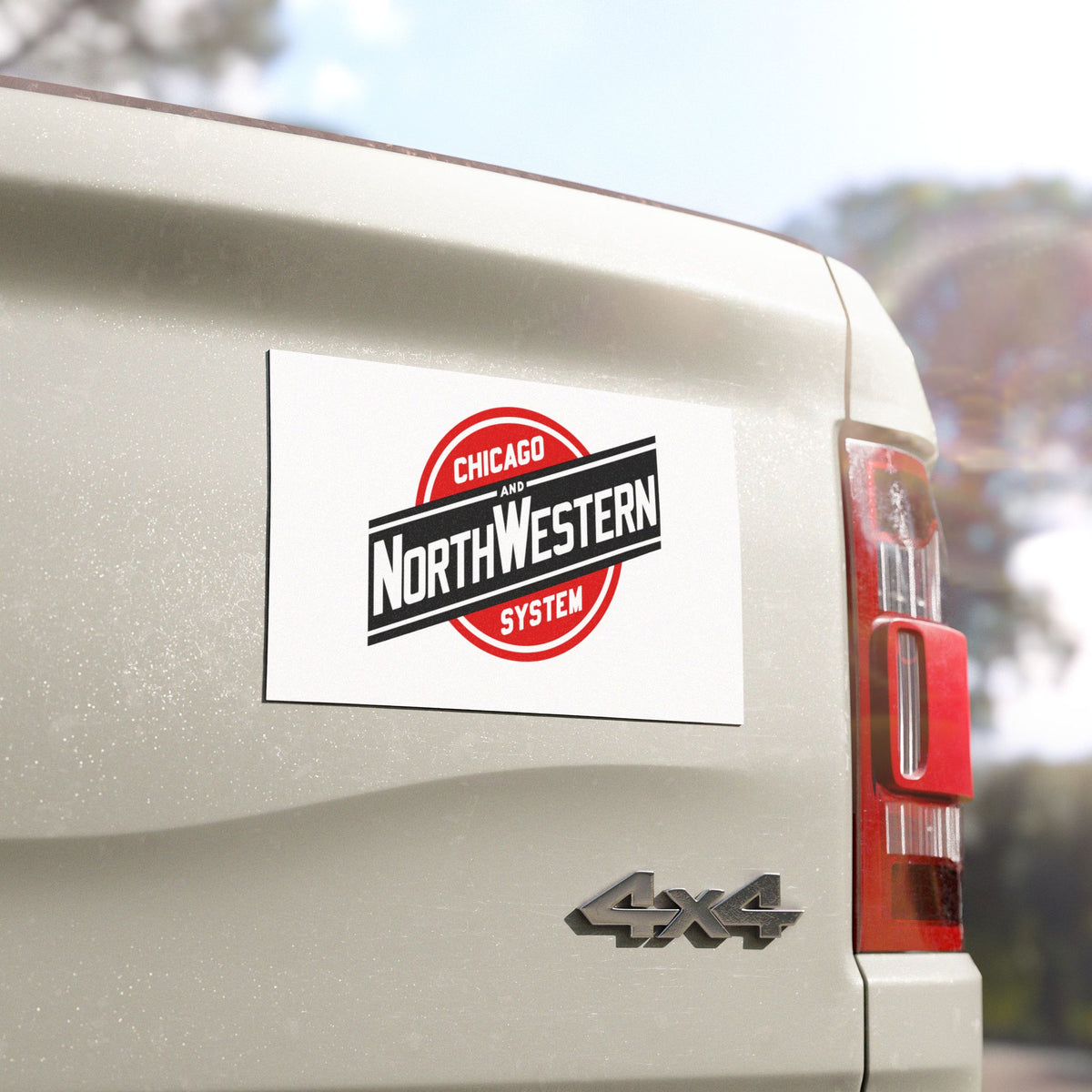 Chicago and North Western Railway Car Magnet