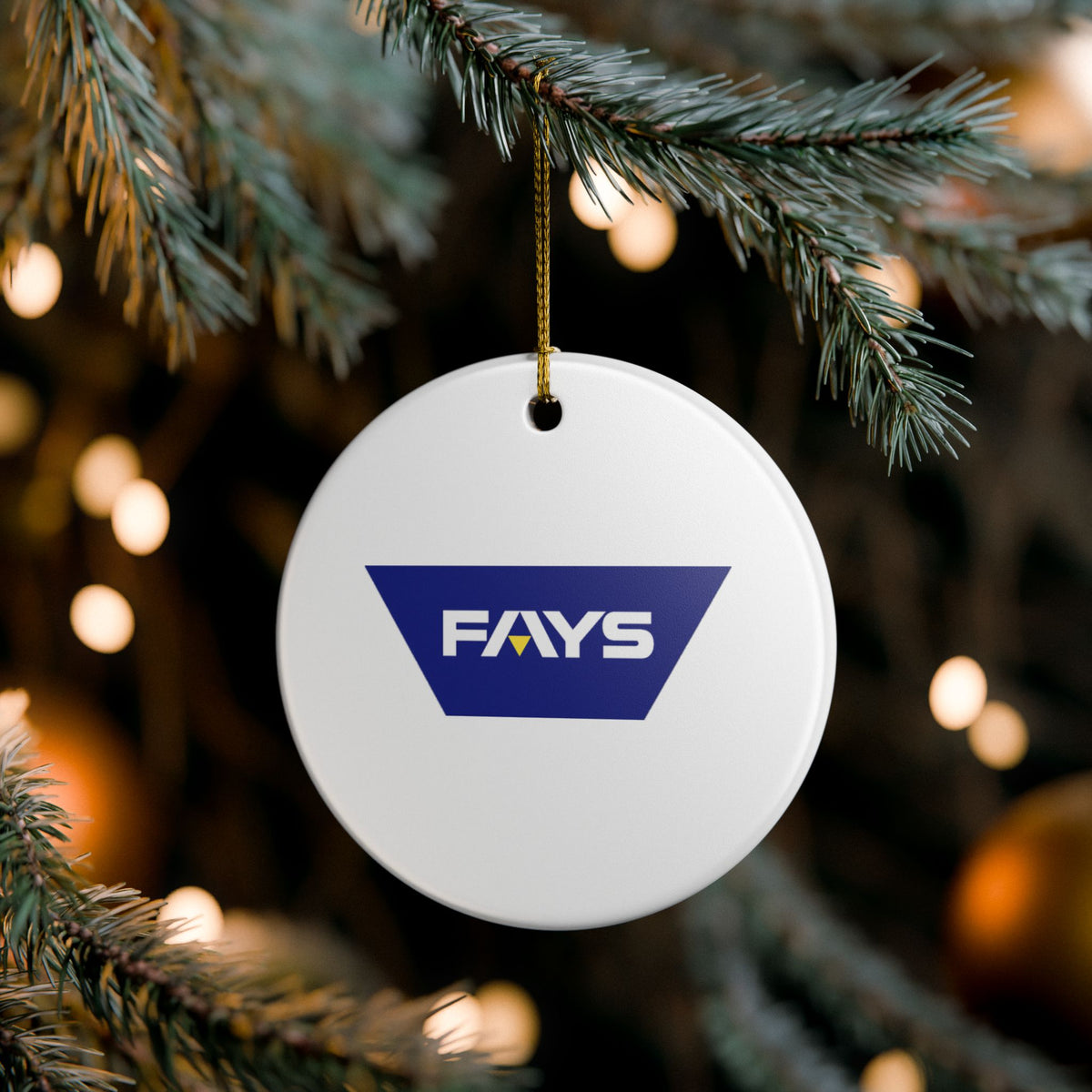 Fay's Drug Ceramic Ornament