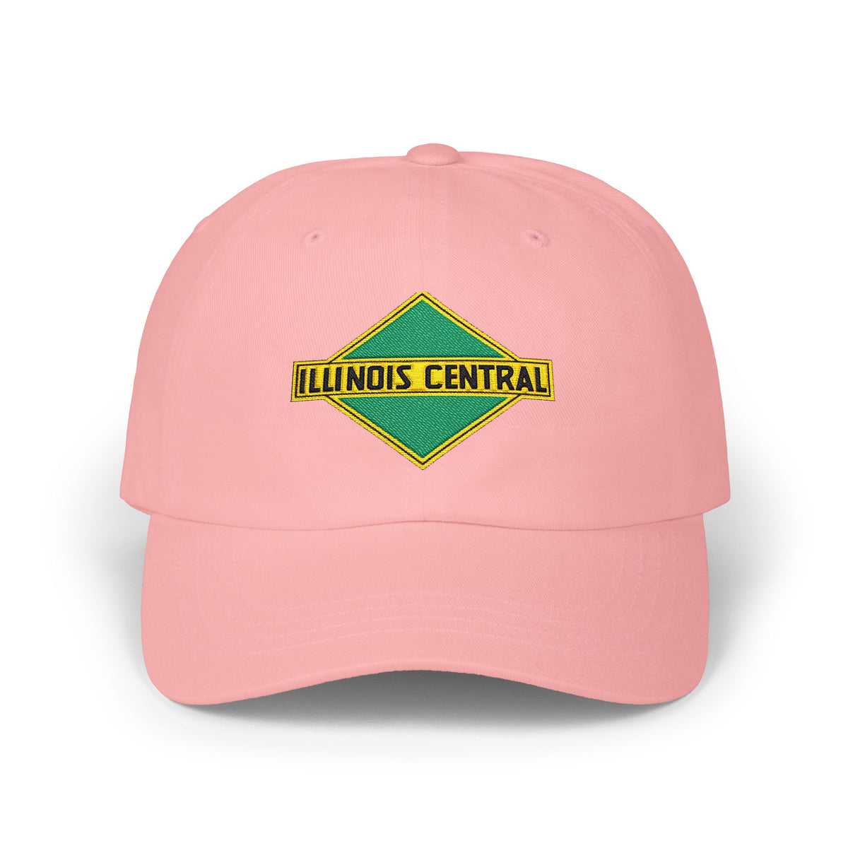 Illinois Central Railroad Embroidered Dad Cap Hat