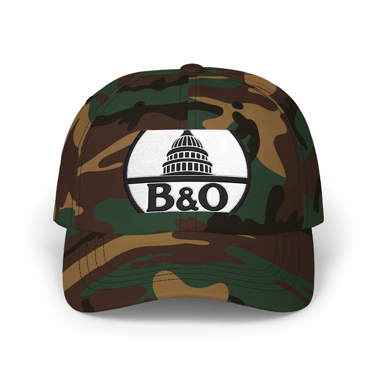 Baltimore and Ohio Railroad Embroidered Dad Cap Hat