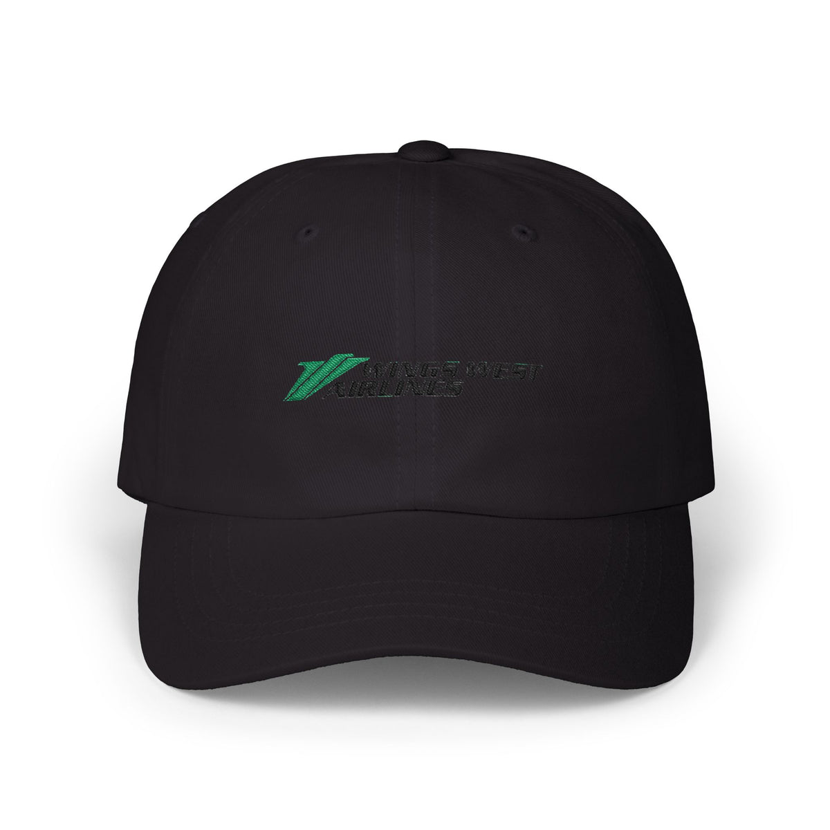 Wings West Airlines Embroidered Dad Cap Hat