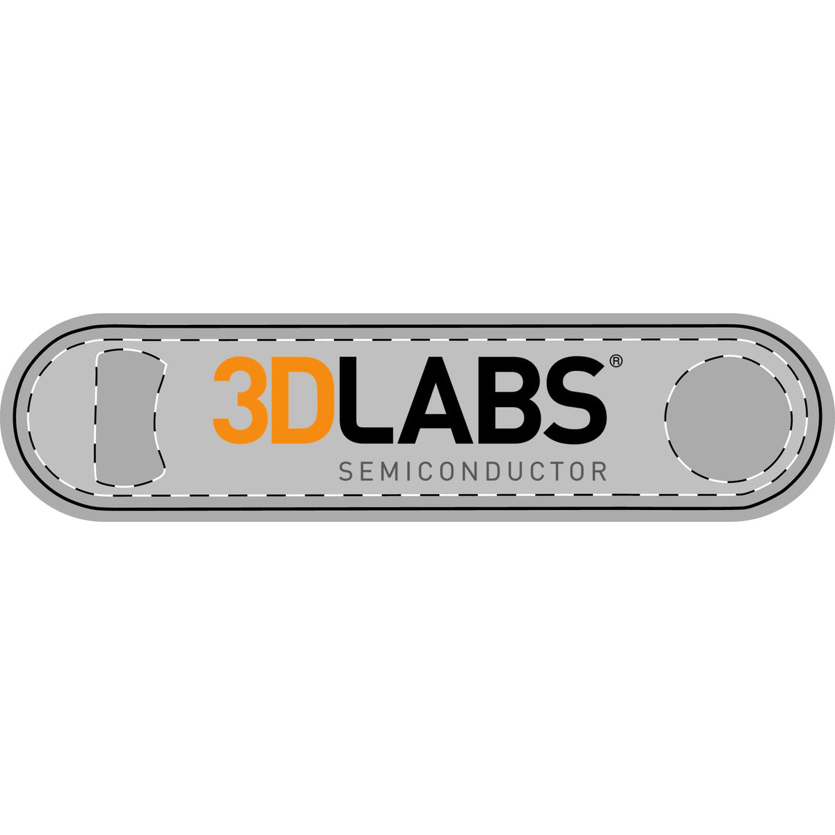 3Dlabs Metal Bottle Opener