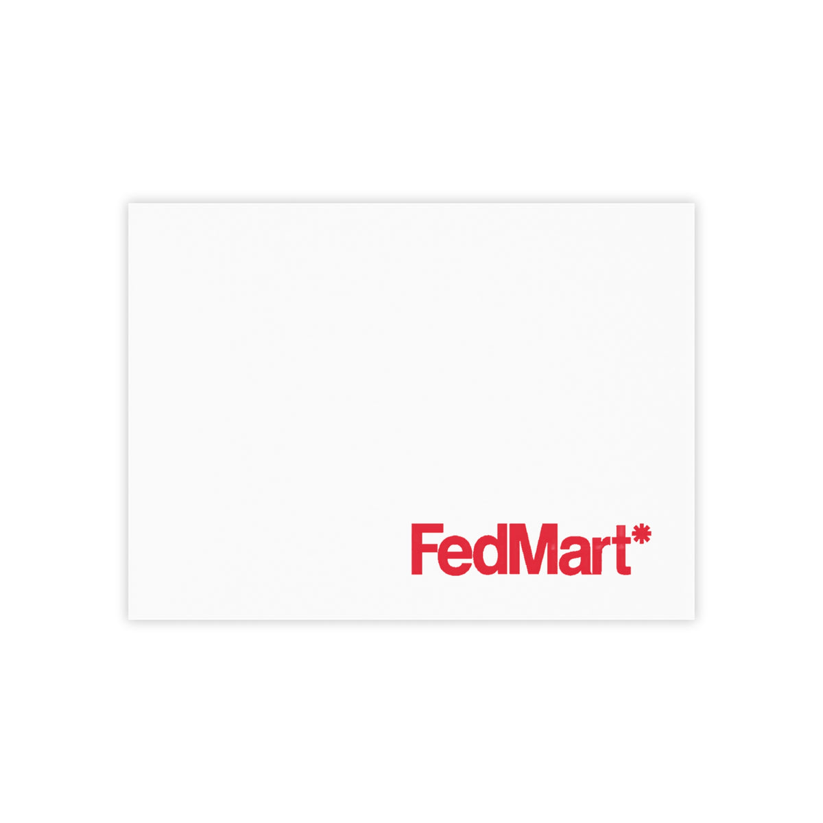 FedMart Sticky Post-it Note Pad