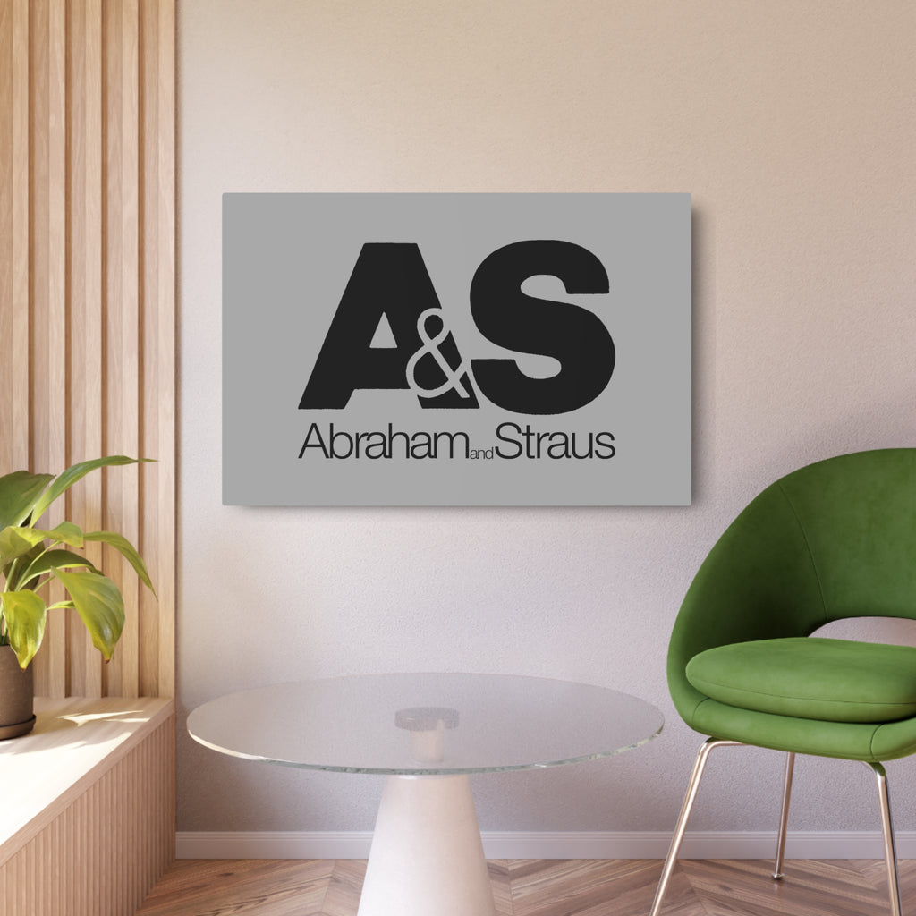 Abraham & Straus Metal Sign