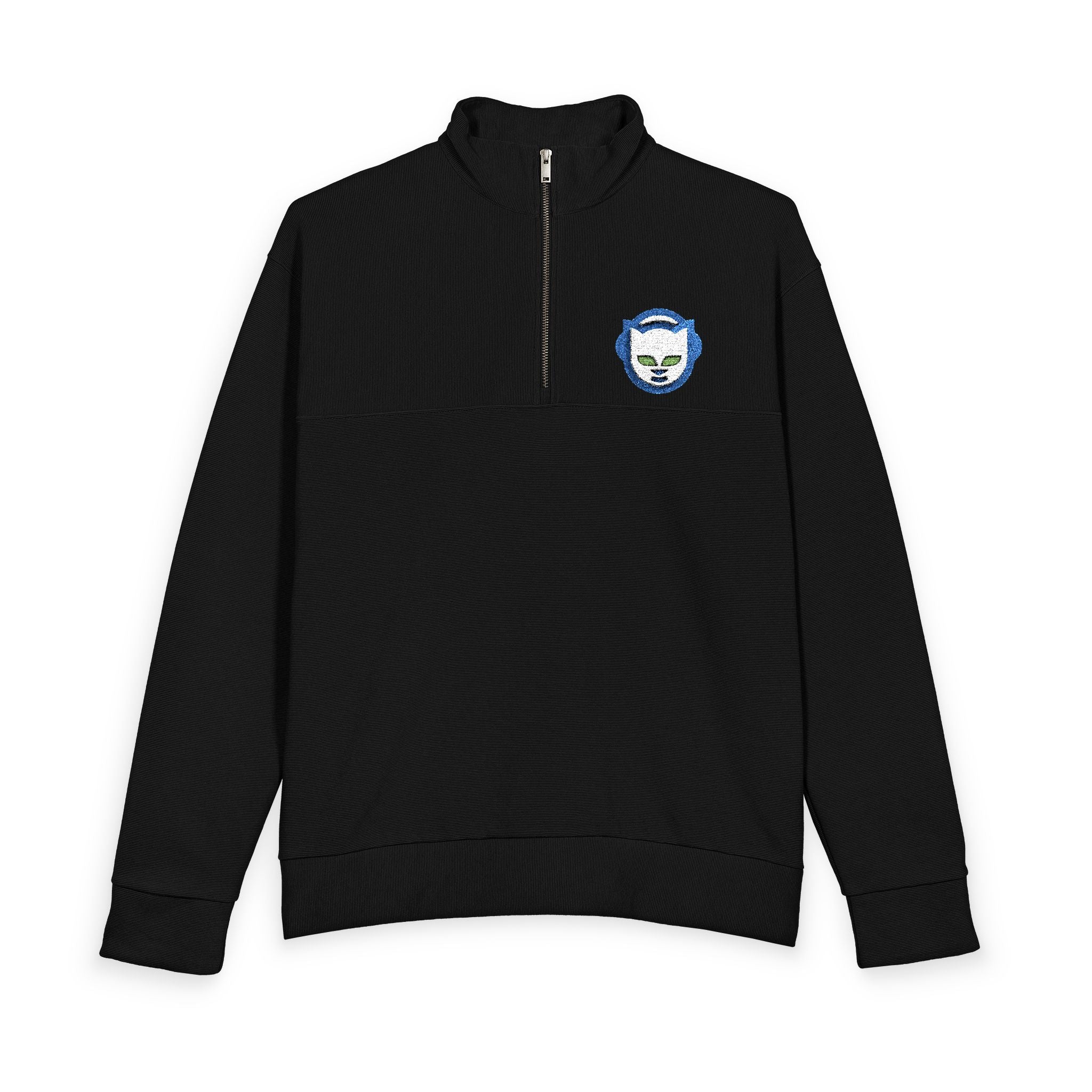 Napster Heavy Knit Quarter-Zip Sweatshirt