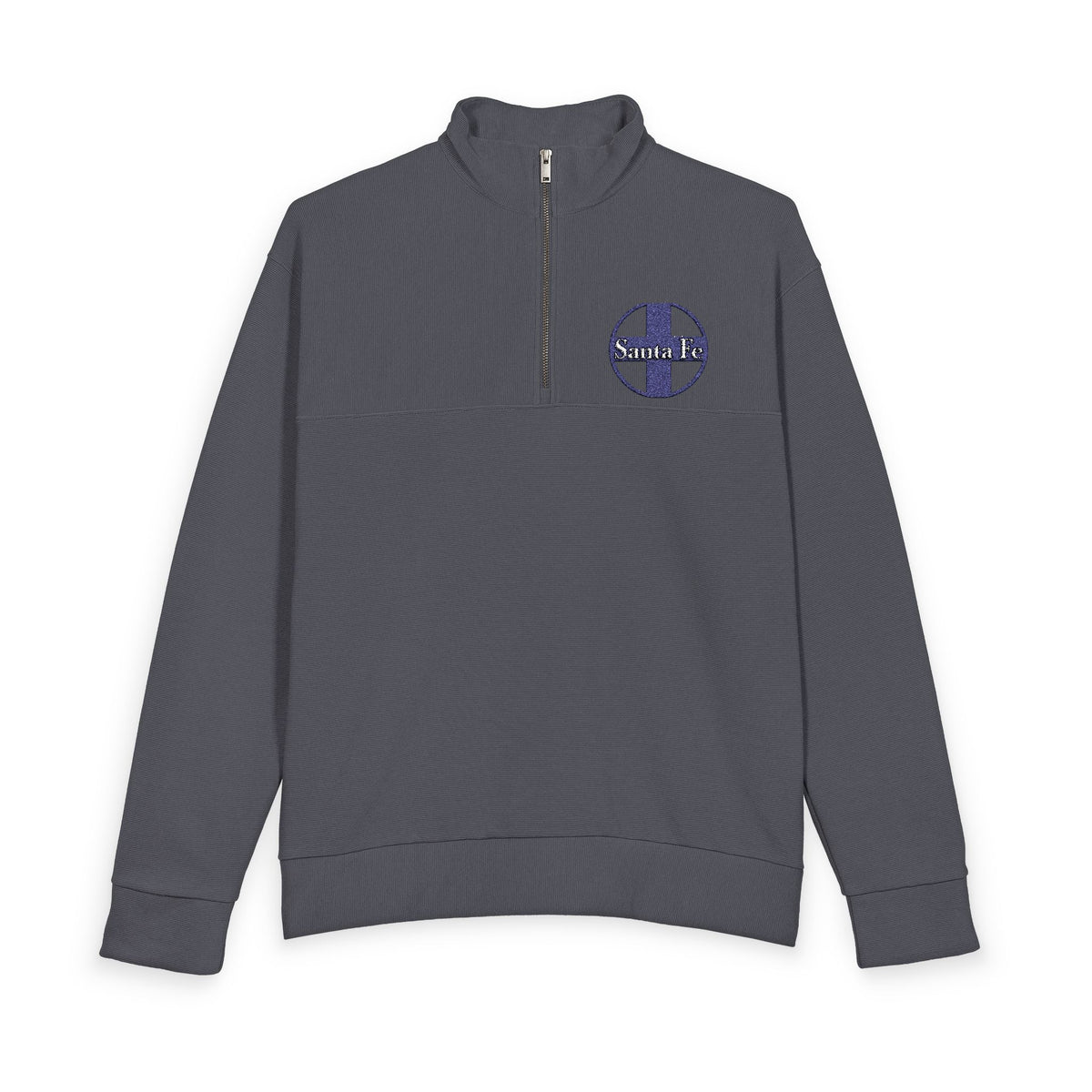 Atchison Topeka and Santa Fe Railway Heavy Knit Quarter-Zip Sweatshirt