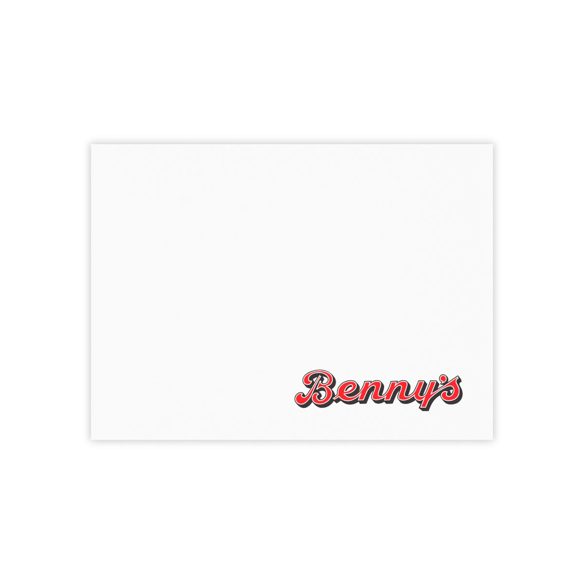 Benny's Sticky Post-it Note Pad