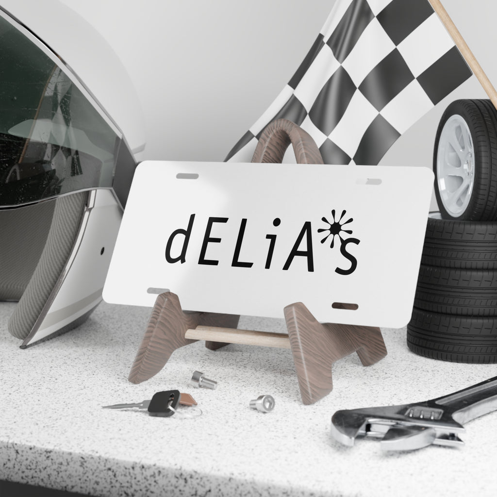 Delia's Vanity License Plate