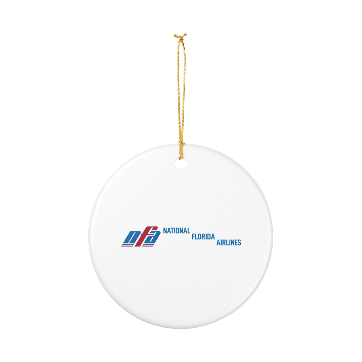 National Florida Airlines Ceramic Ornament