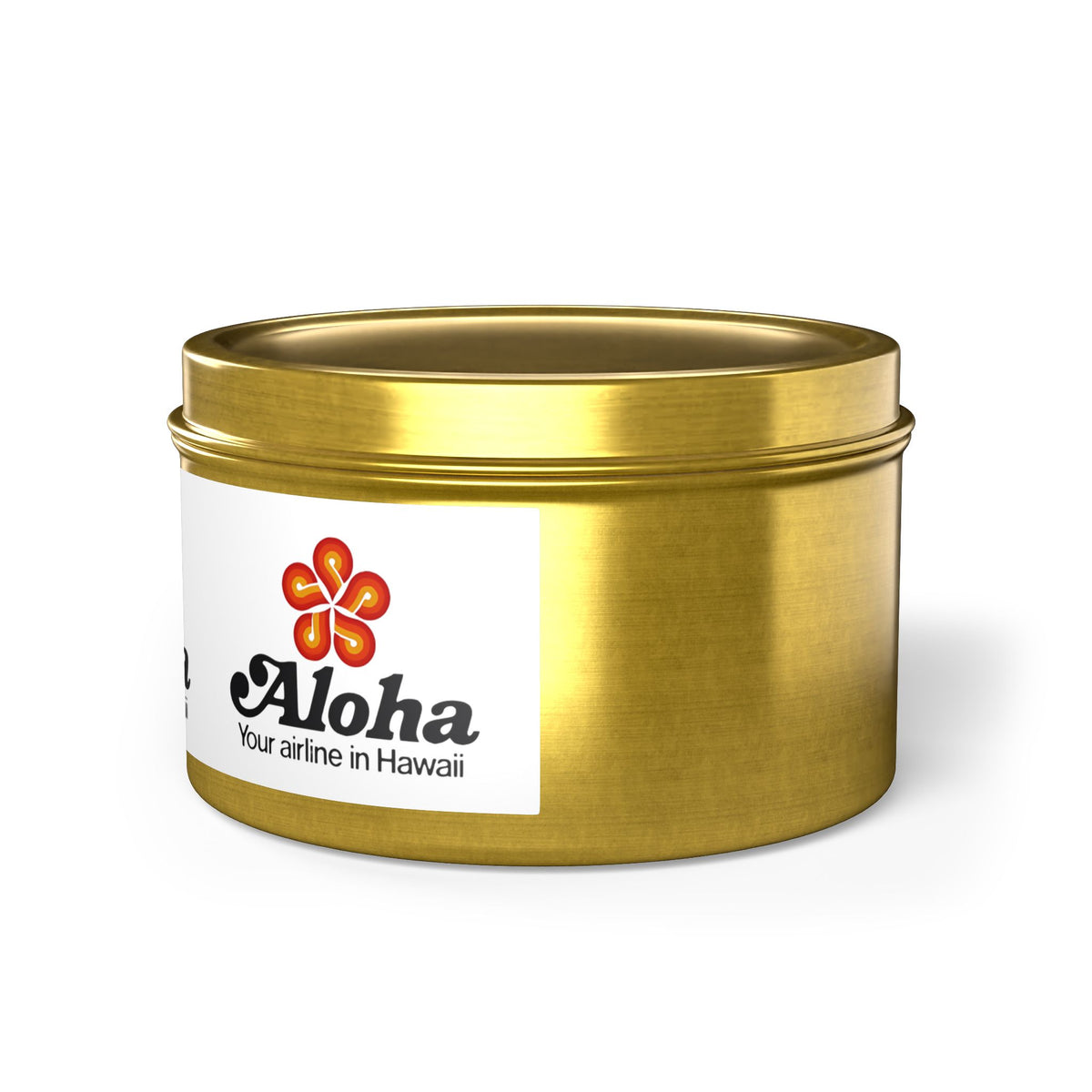 Aloha Airlines Tin Candle