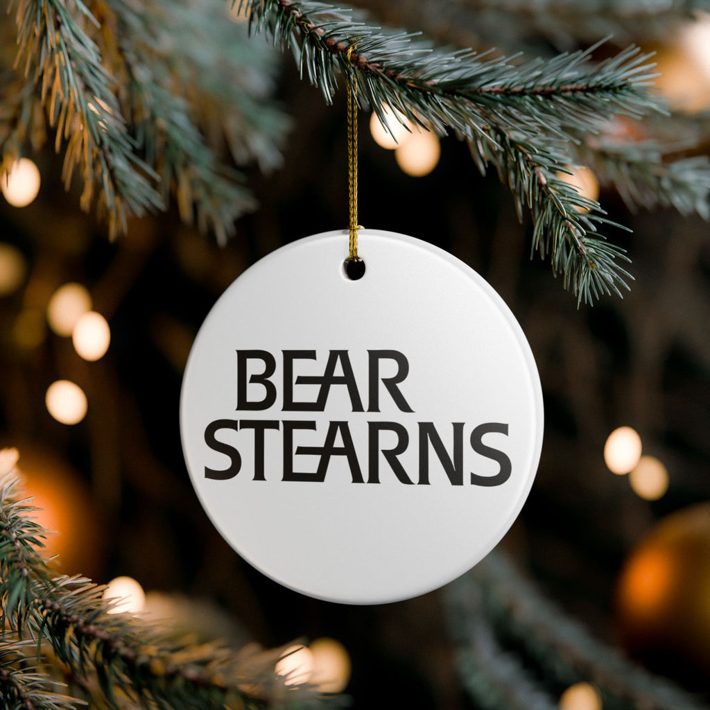 Bear Stearns Ceramic Ornament