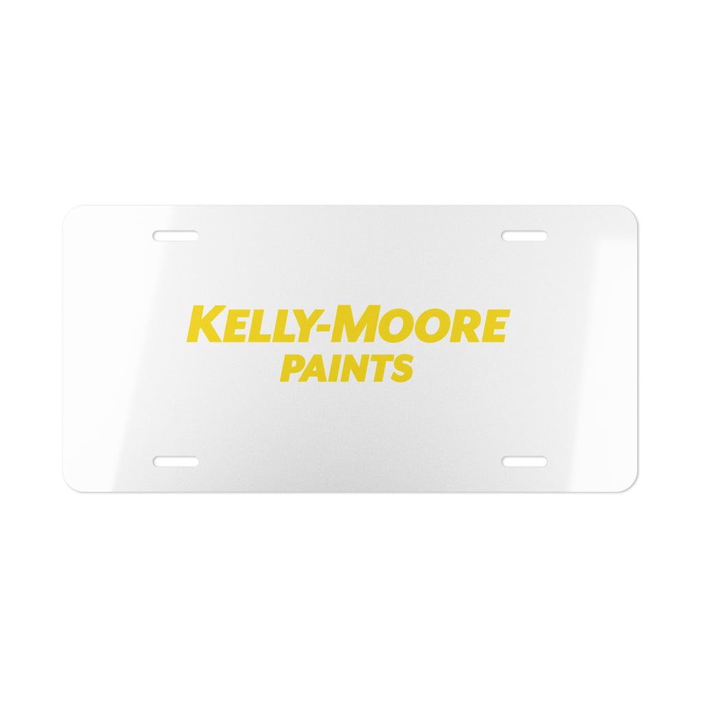 Kelly-Moore Paints Vanity License Plate
