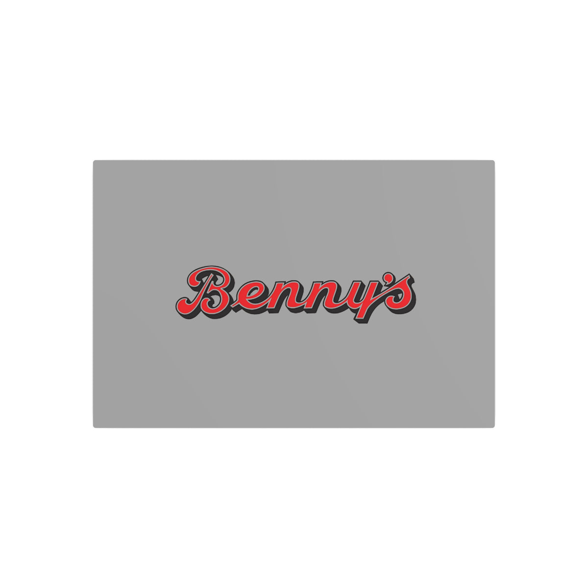 Benny's Metal Sign