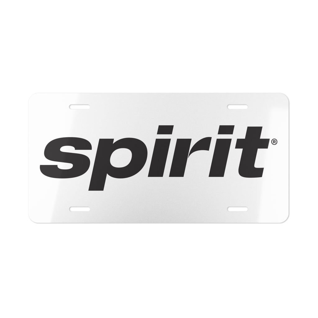 Spirit Airlines Vanity License Plate