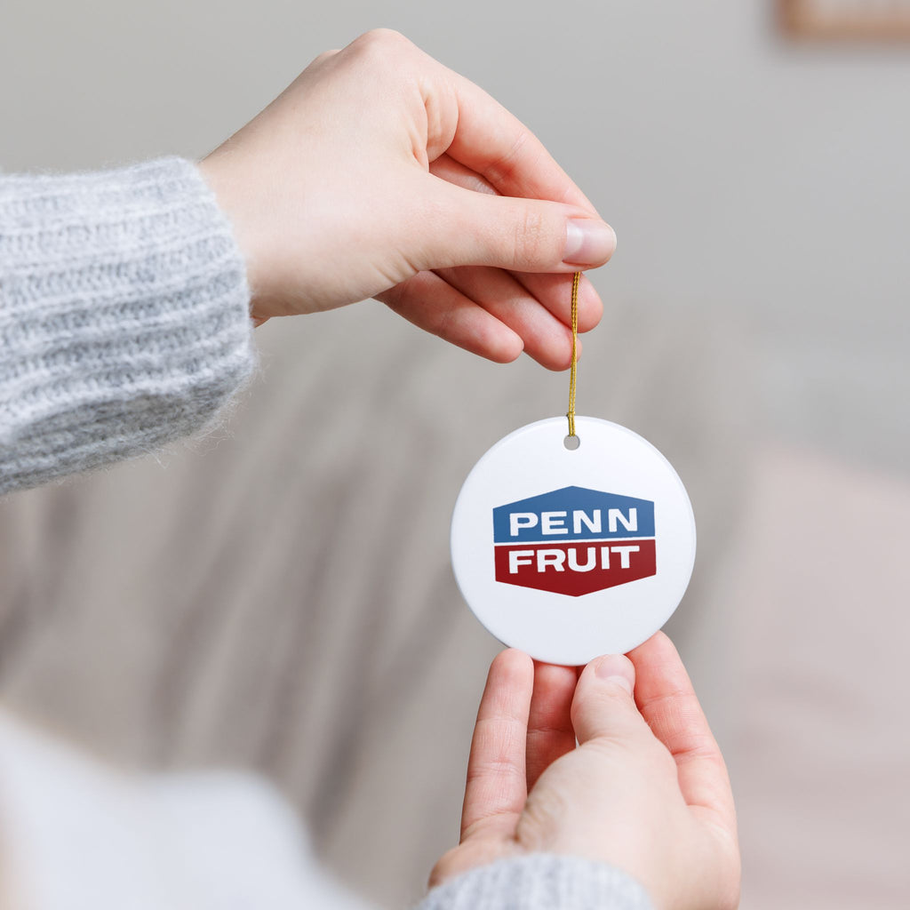 Penn Fruit Ceramic Ornament