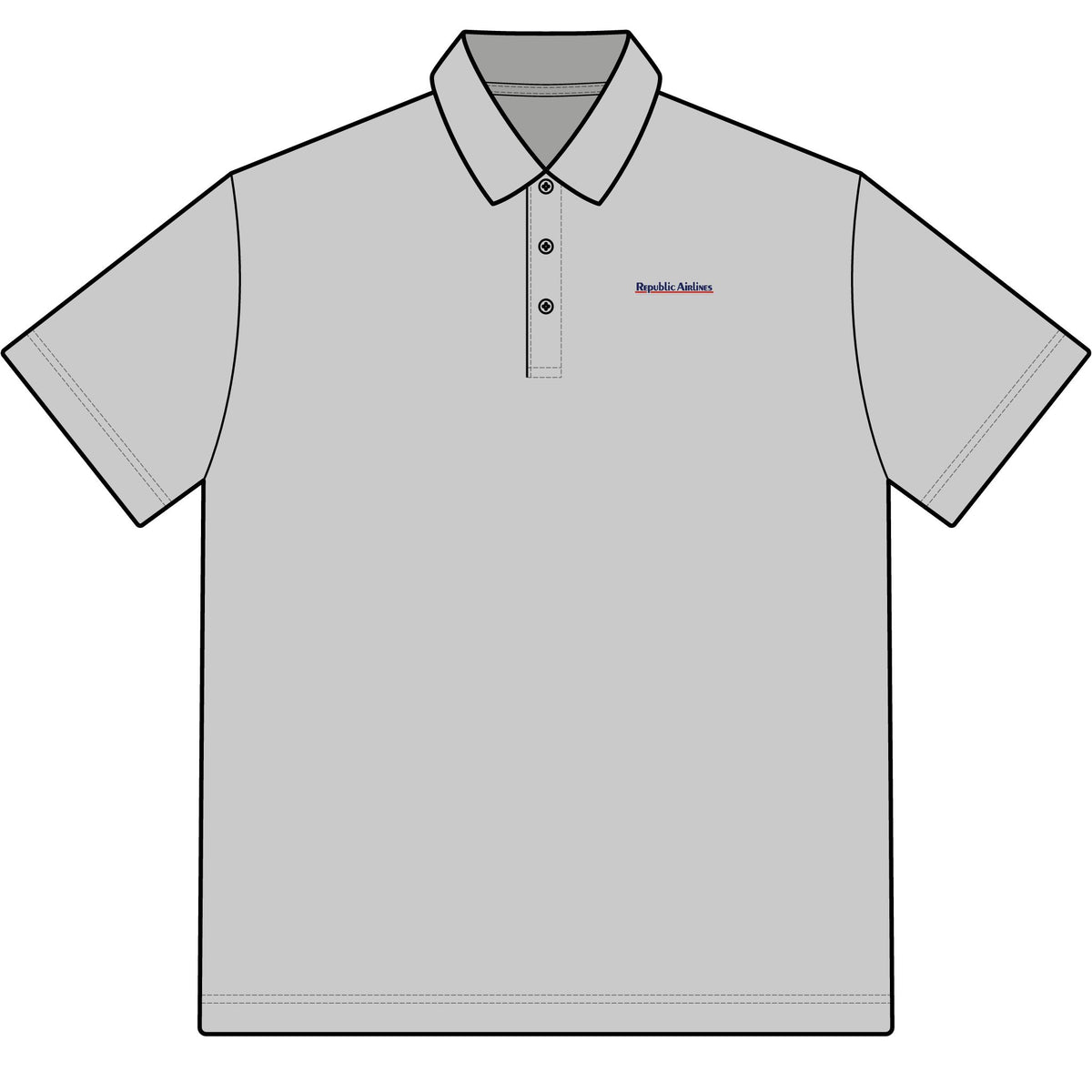 Republic Airlines Cotton Polo Shirt