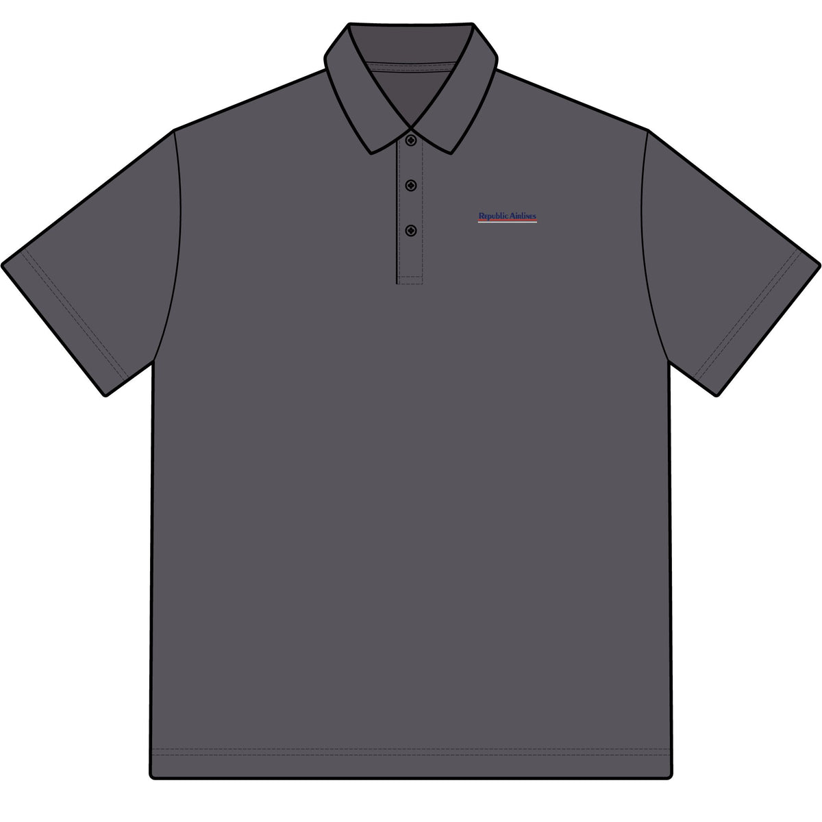 Republic Airlines Cotton Polo Shirt