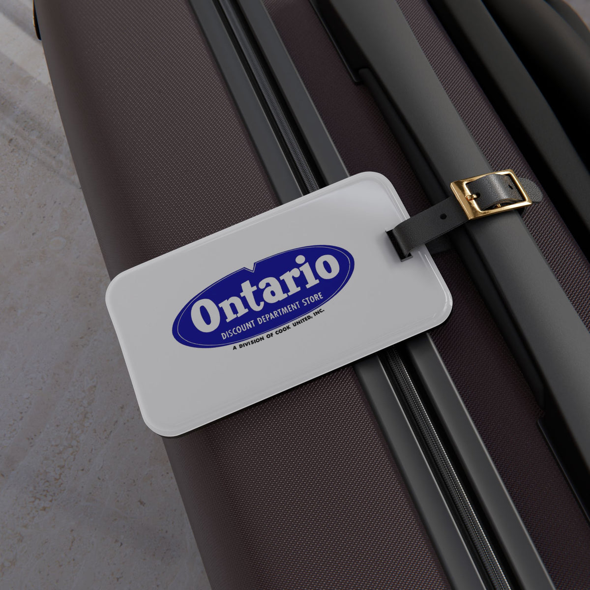 Ontario Discount Department Store Luggage Tag