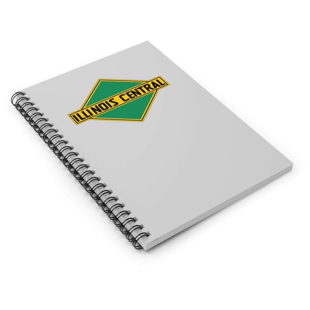 Illinois Central Railroad Spiral Notebook