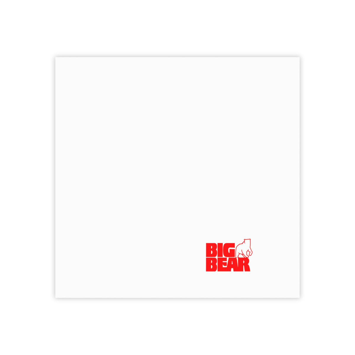 Big Bear Stores Sticky Post-it Note Pad