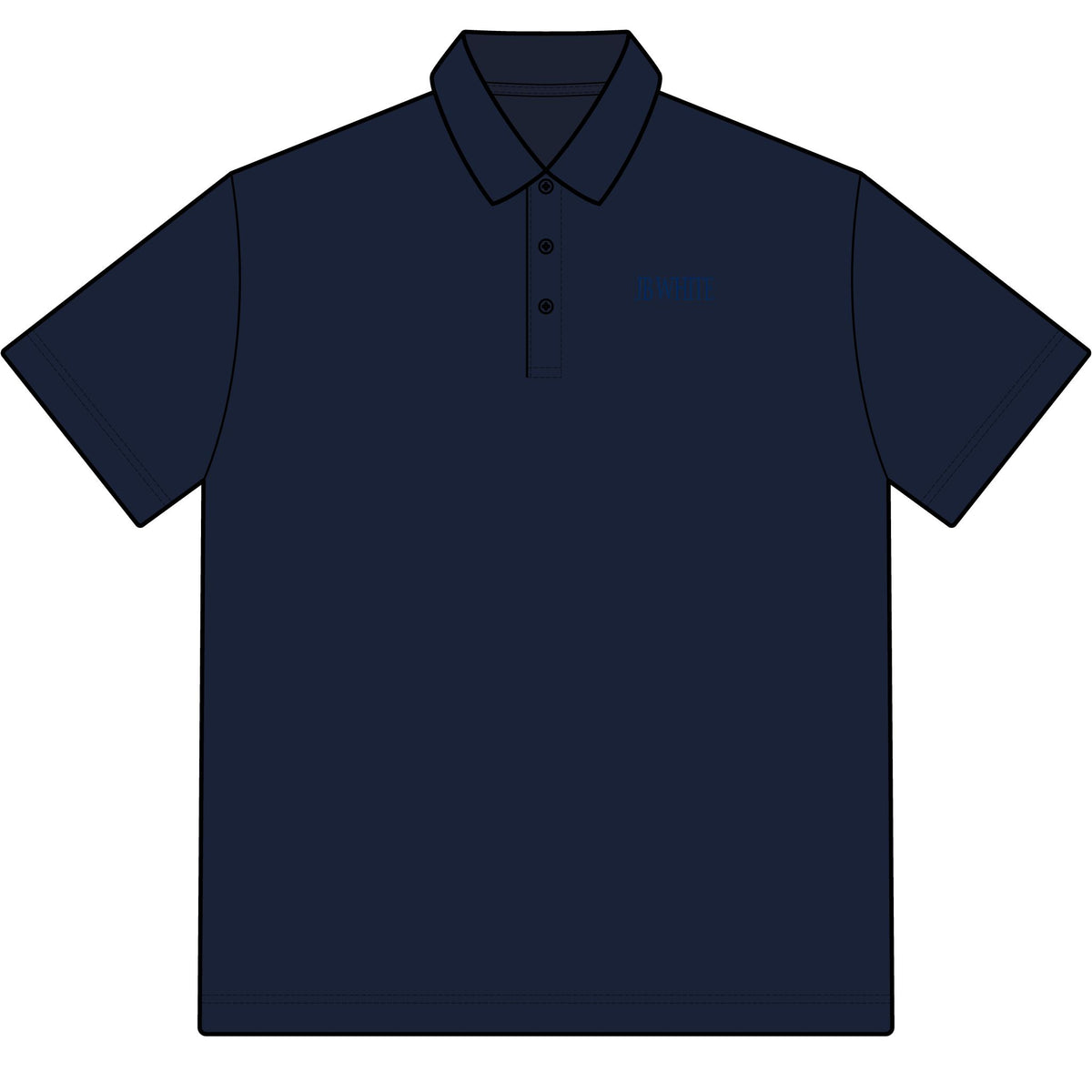 J. B. White Cotton Polo Shirt