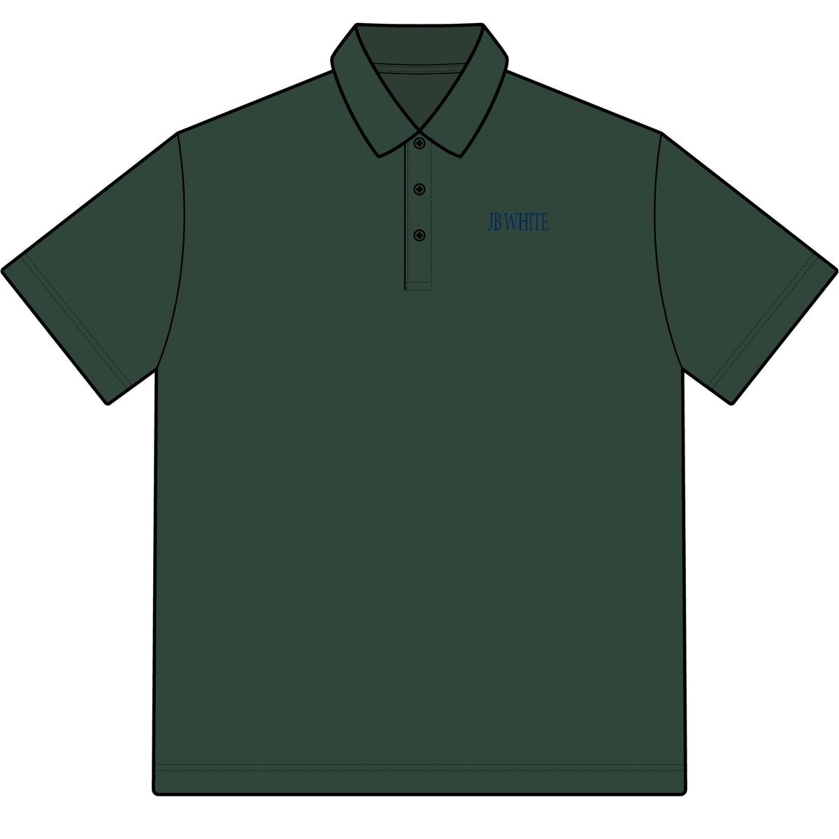 J. B. White Cotton Polo Shirt
