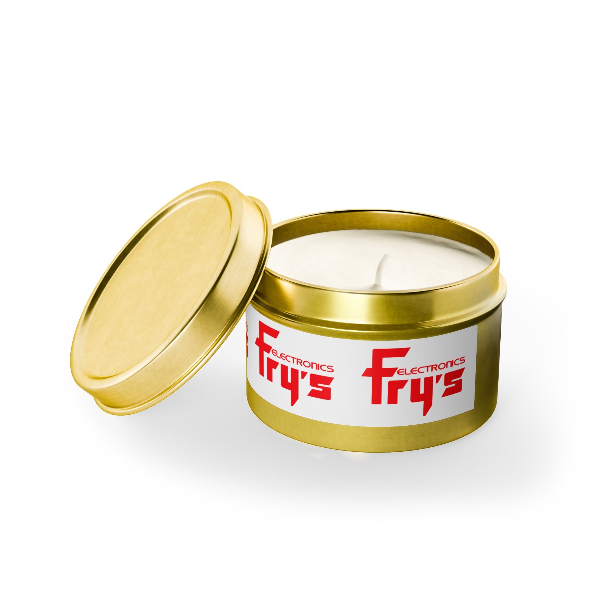 Fry's Electronics, Inc. Tin Candle