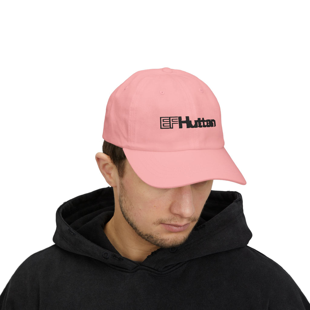 E. F. Hutton Embroidered Dad Cap Hat