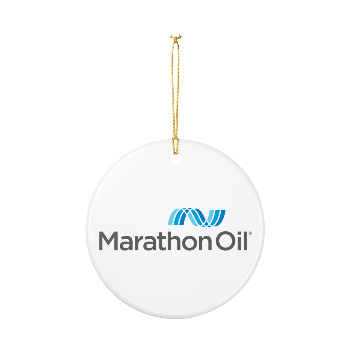 Marathon Oil Ceramic Ornament
