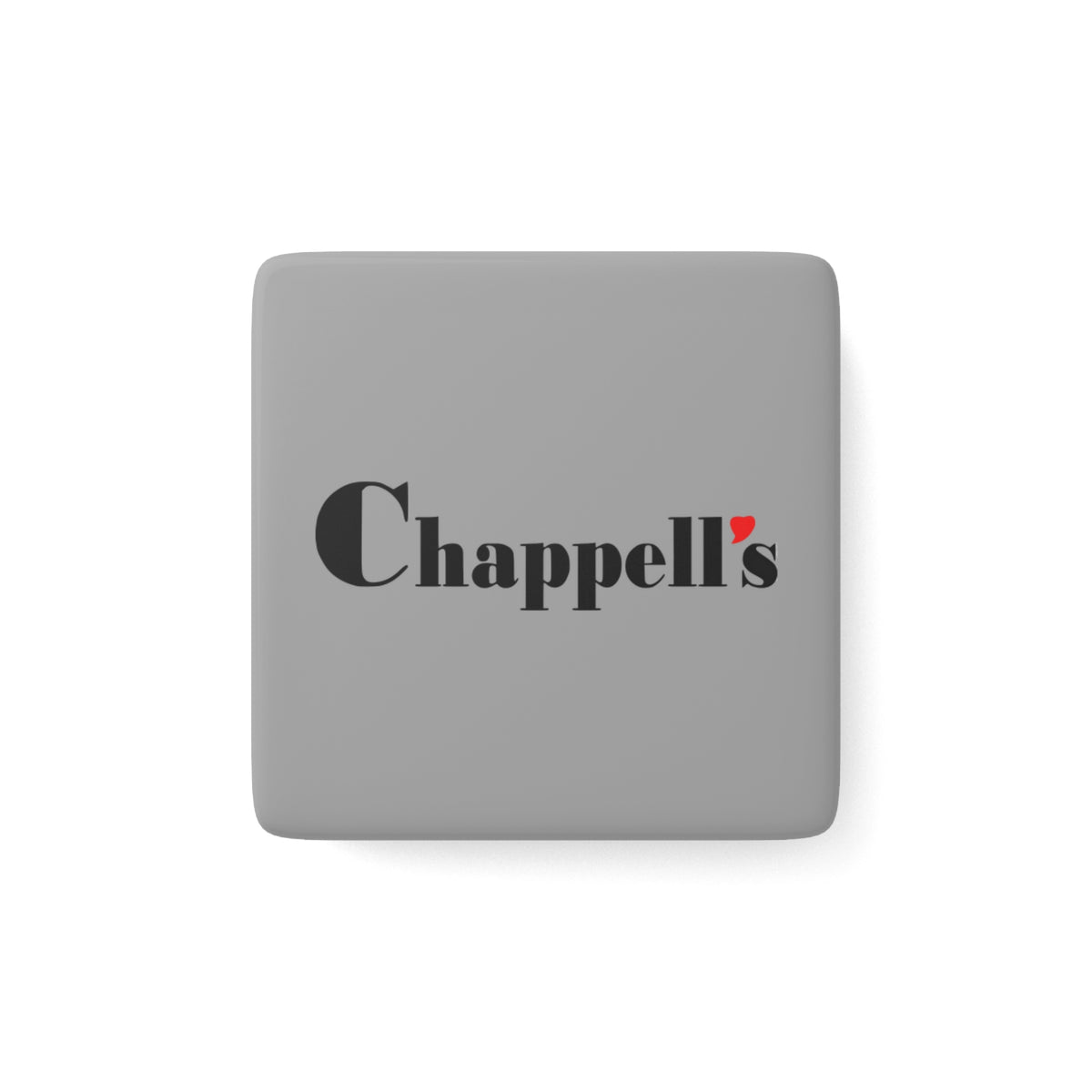 Chappell's Square Porcelain Fridge Magnet