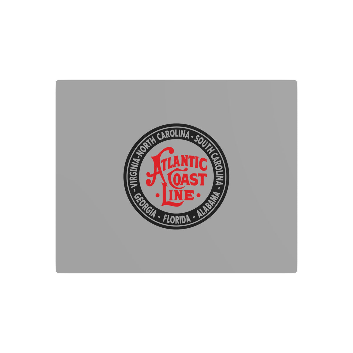 Atlantic Coast Line Railroad Metal Sign