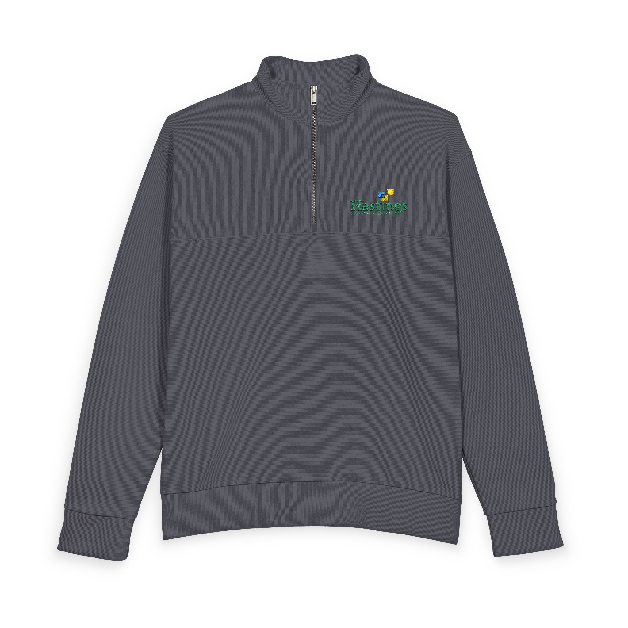 Hastings Entertainment Heavy Knit Quarter-Zip Sweatshirt