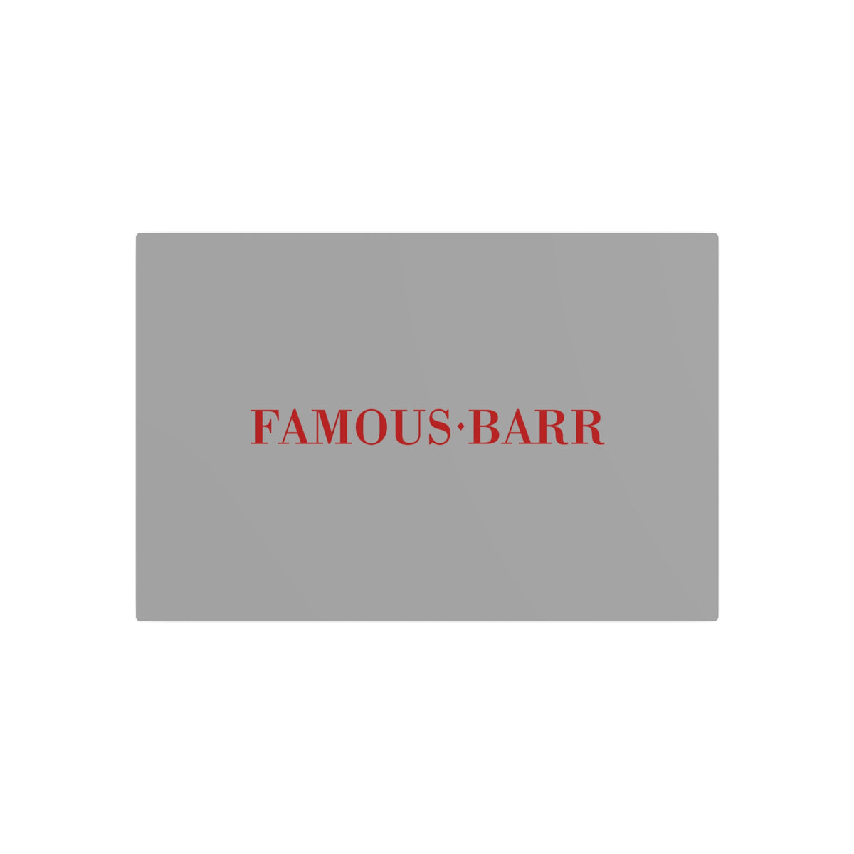 Famous-Barr Metal Sign