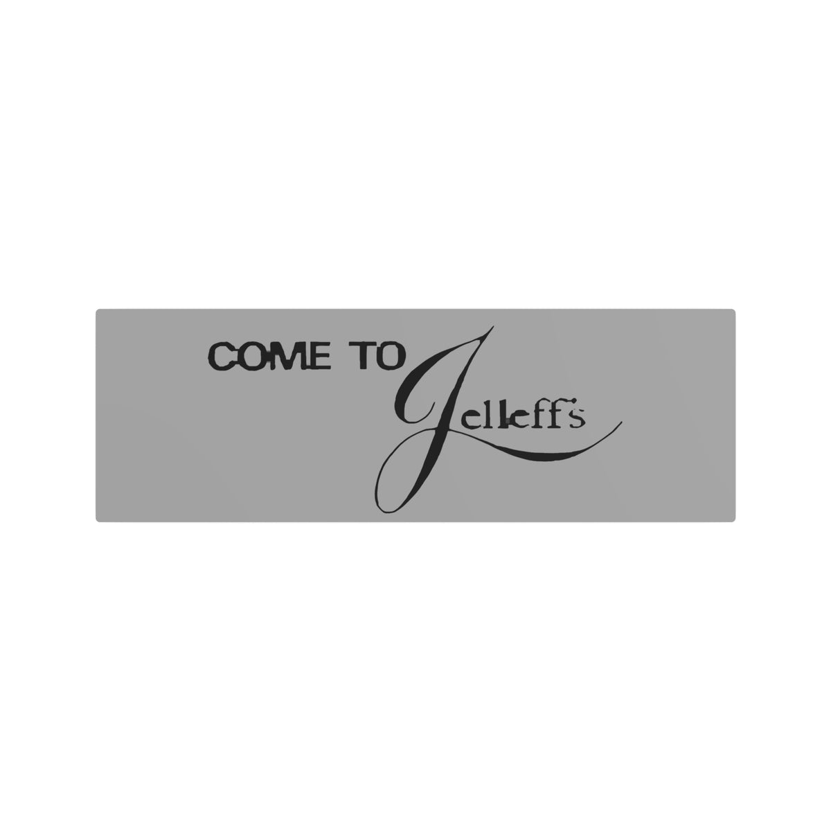 Jelleff's Metal Sign