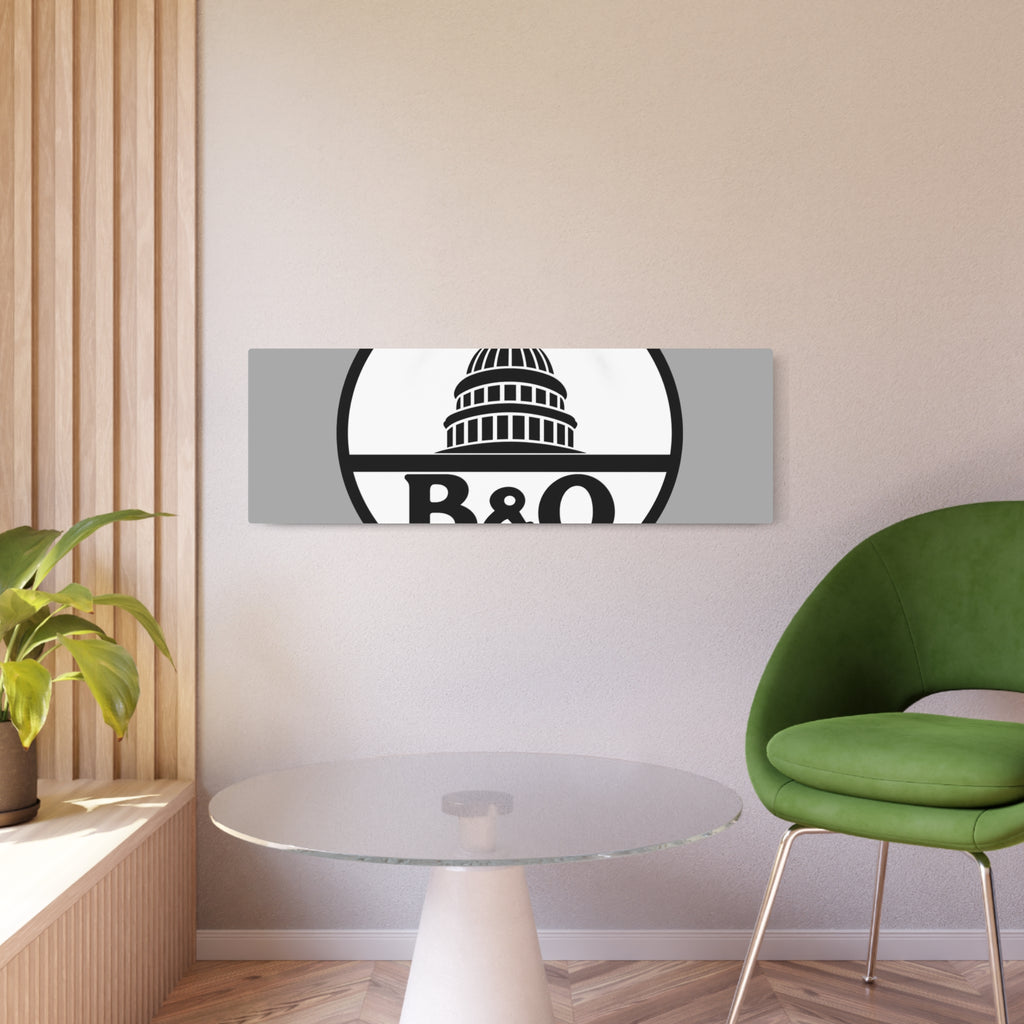Baltimore and Ohio Railroad Metal Sign