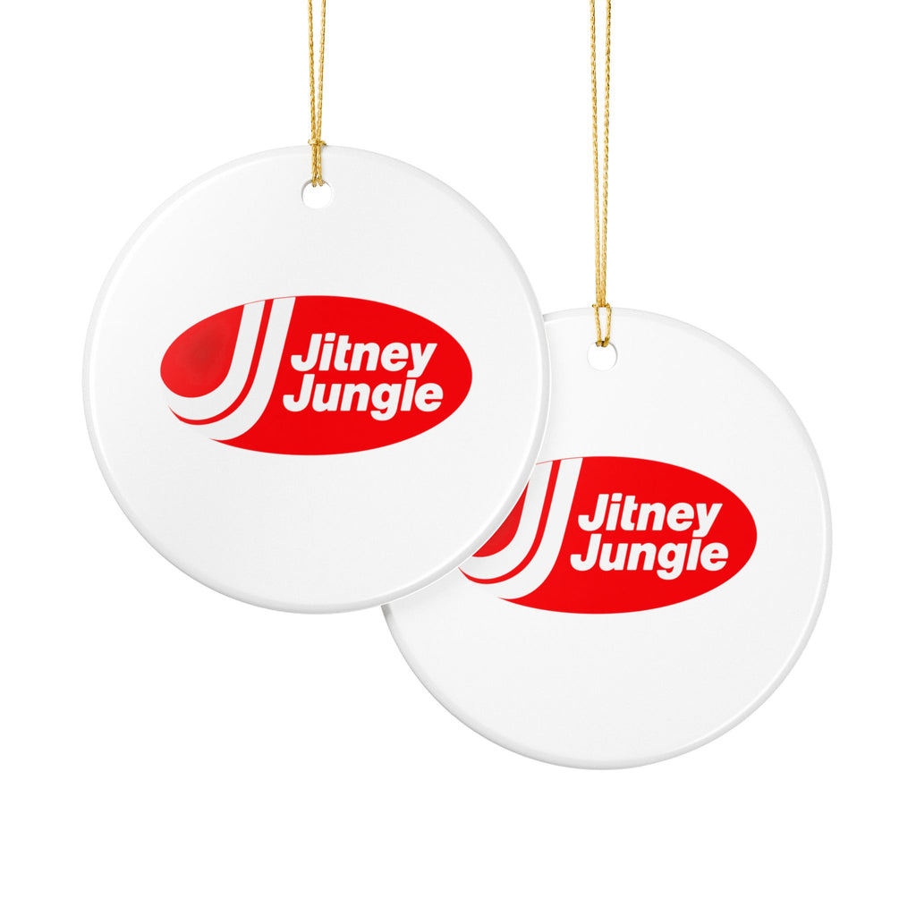 Jitney Jungle Ceramic Ornament