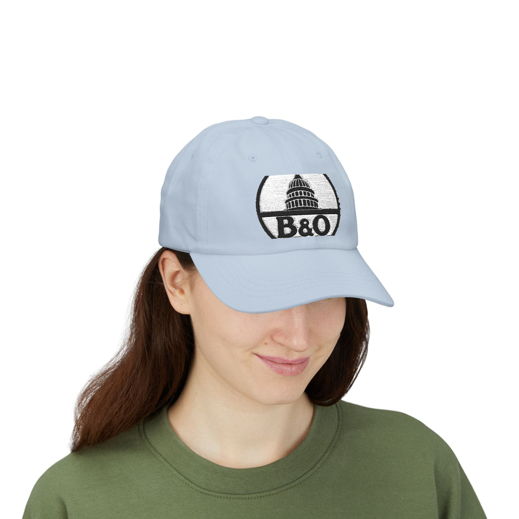 Baltimore and Ohio Railroad Embroidered Dad Cap Hat