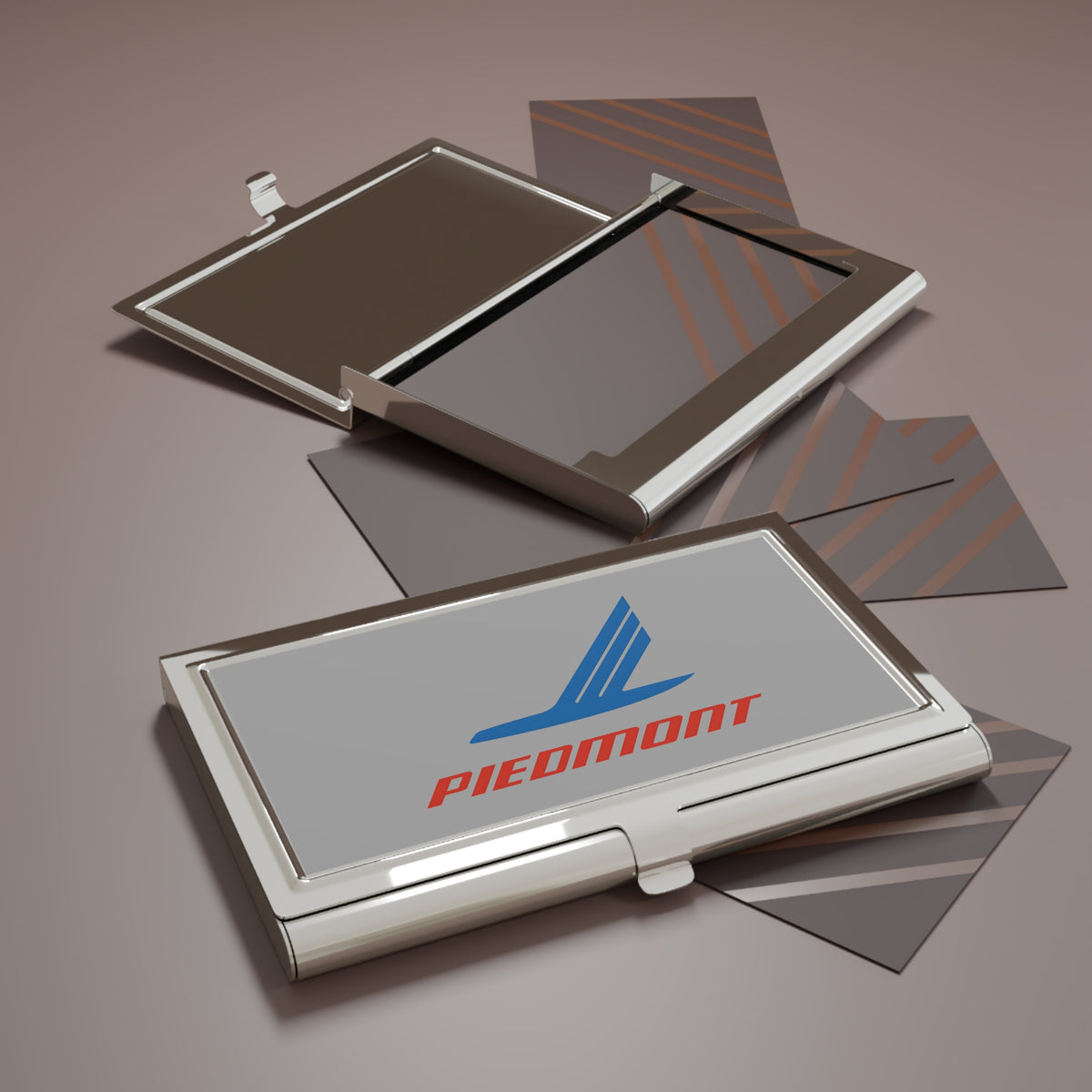Piedmont Airlines Metal Business Card Holder