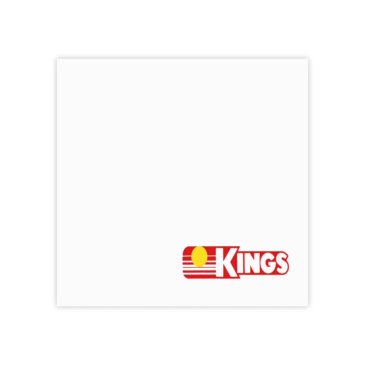 King's Department Stores Sticky Post-it Note Pad