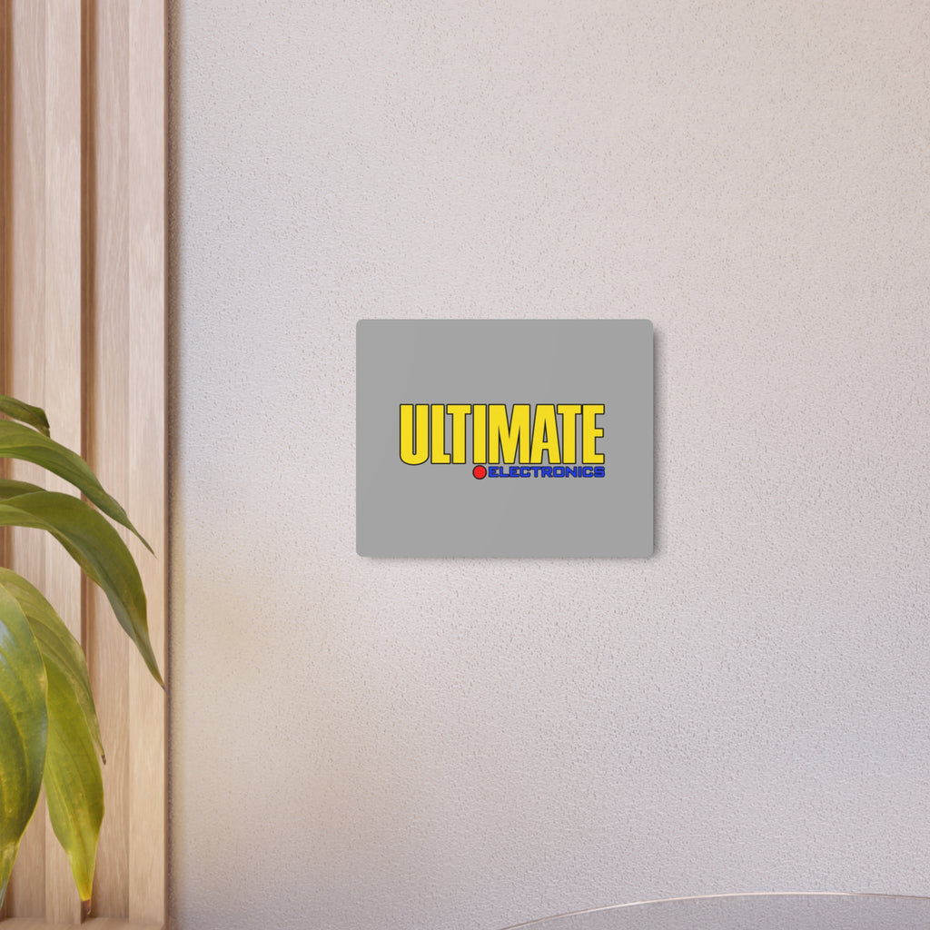 Ultimate Electronics Metal Sign
