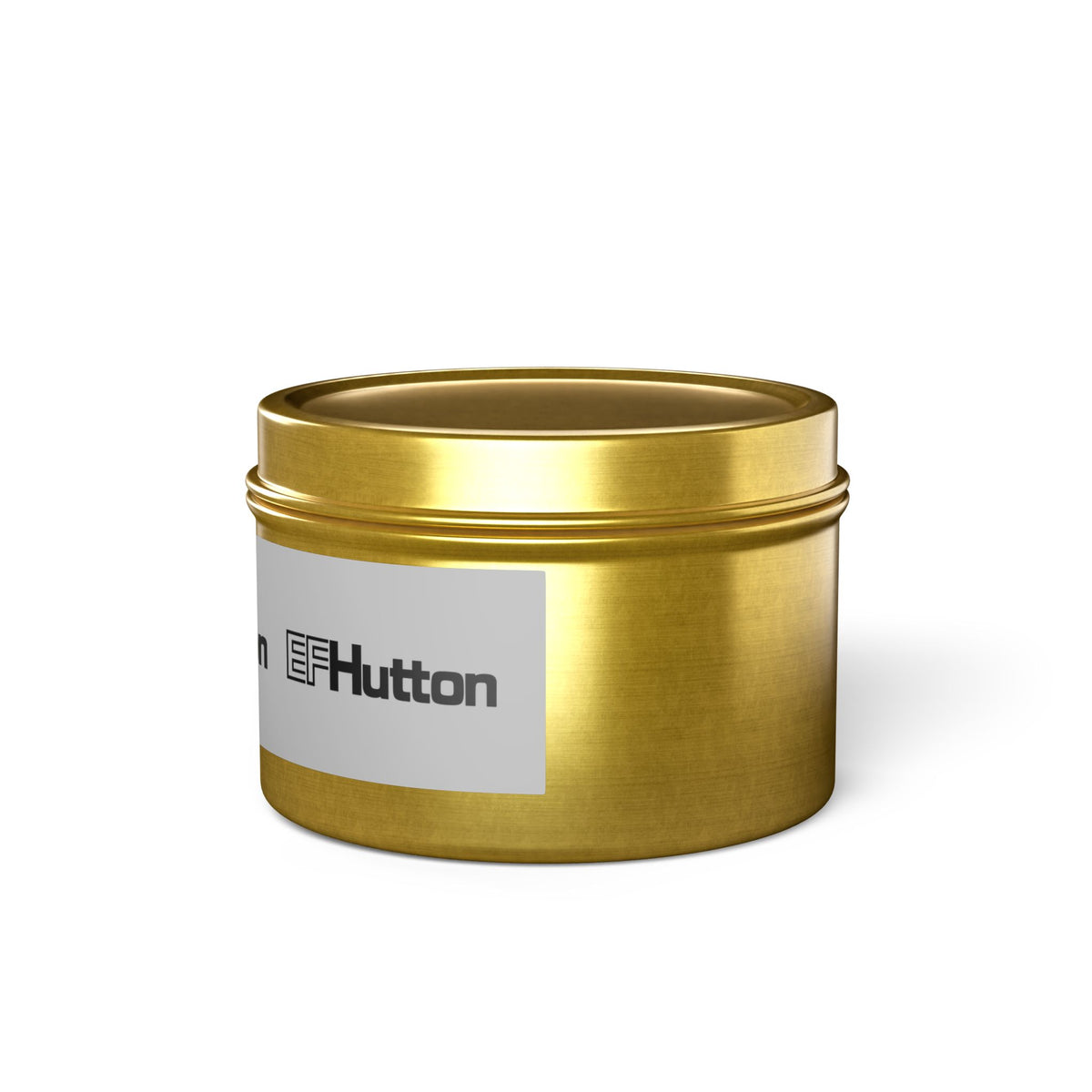 E. F. Hutton Tin Candle