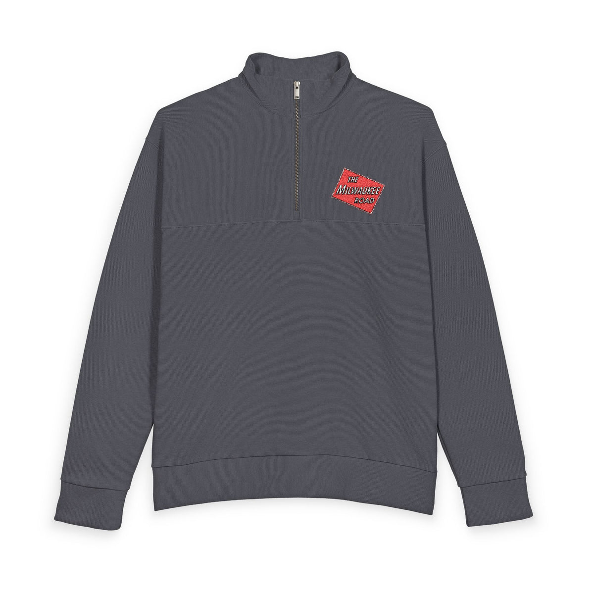 Chicago Milwaukee St. Paul and Pacific Railroad Heavy Knit Quarter-Zip Sweatshirt