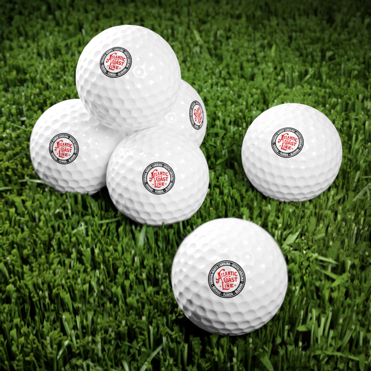 Atlantic Coast Line Railroad Golf Balls