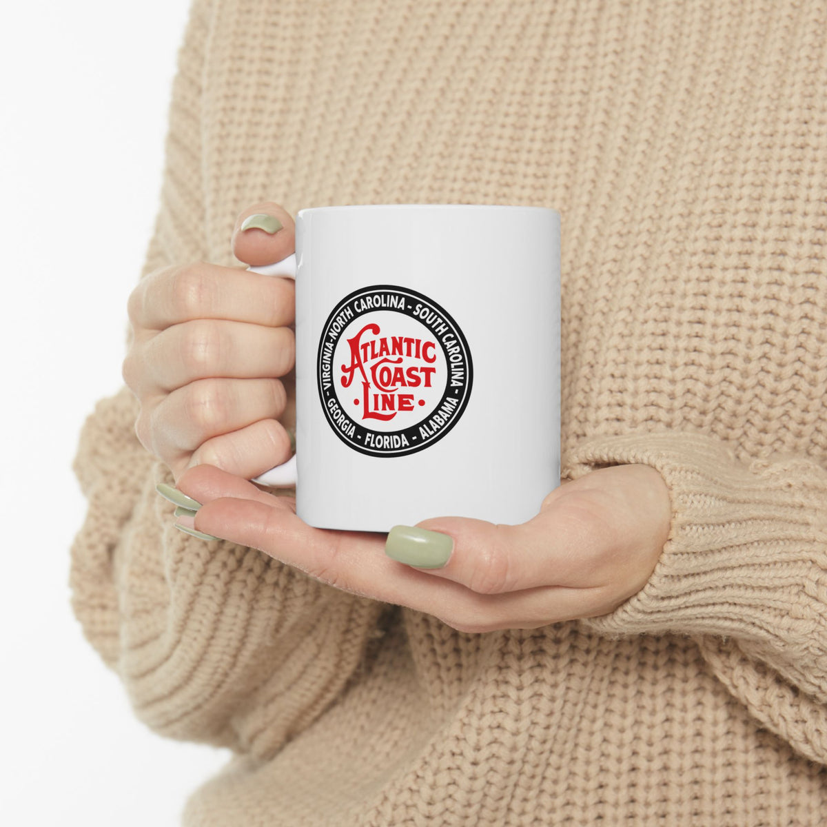 Atlantic Coast Line Railroad Ceramic Coffee Mug