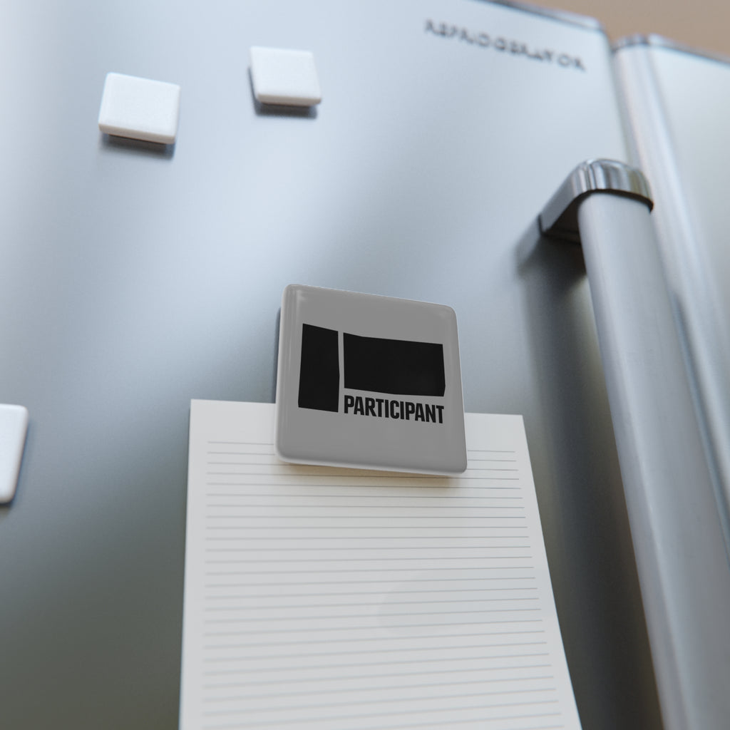 Participant Media Square Porcelain Fridge Magnet