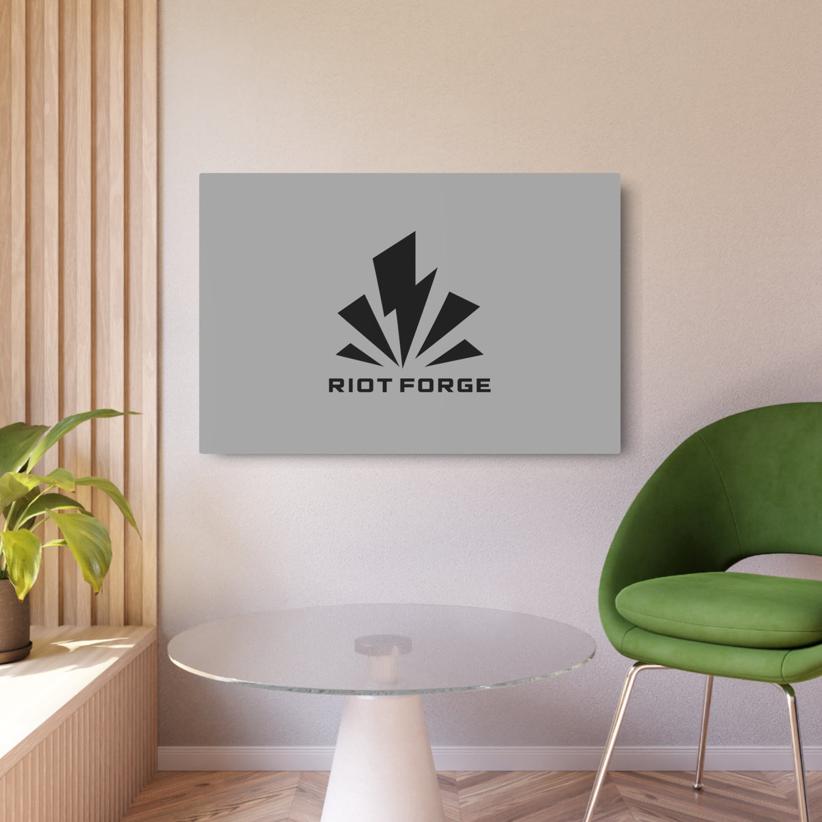 Riot Forge Metal Sign
