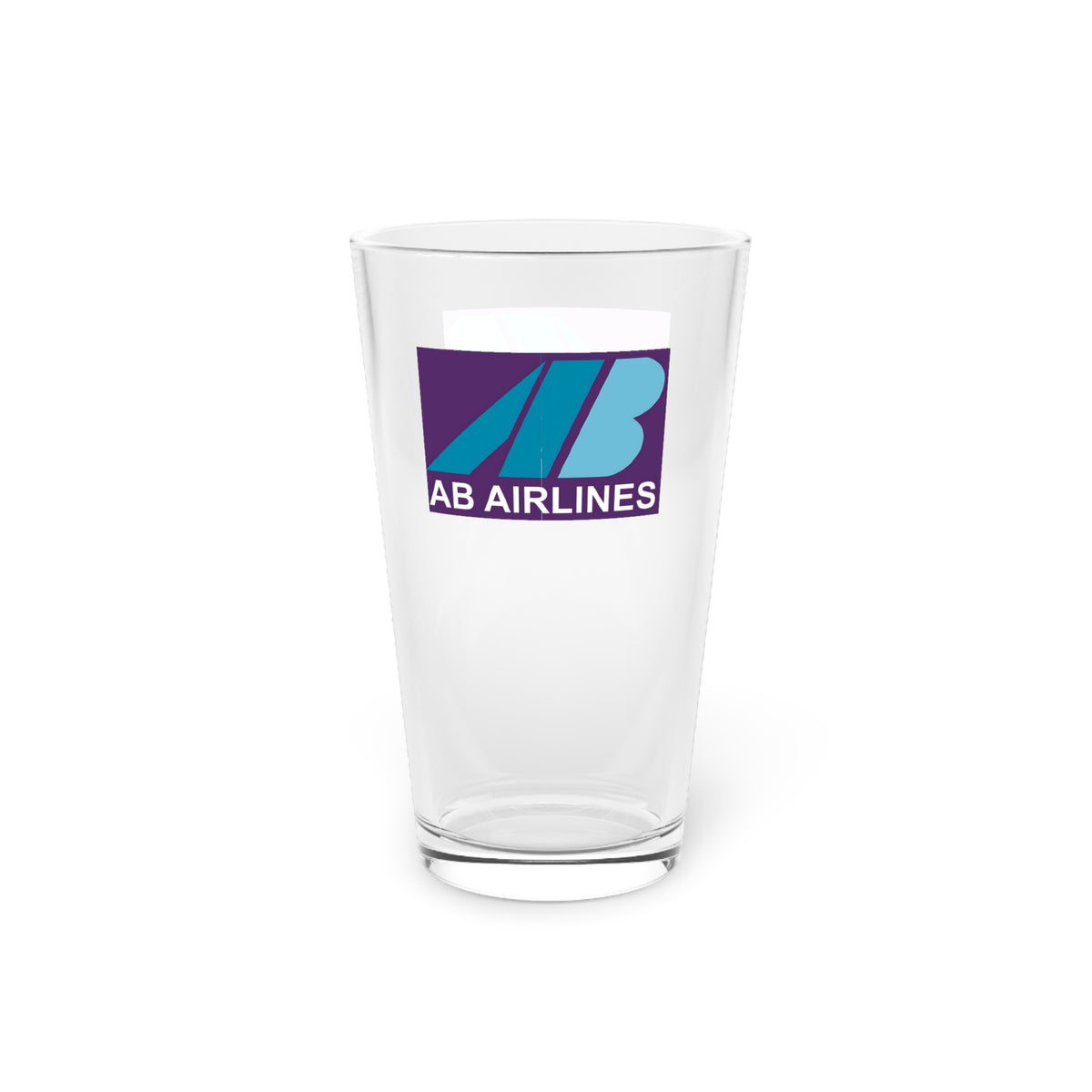 AB Airlines 16oz Pint Glass