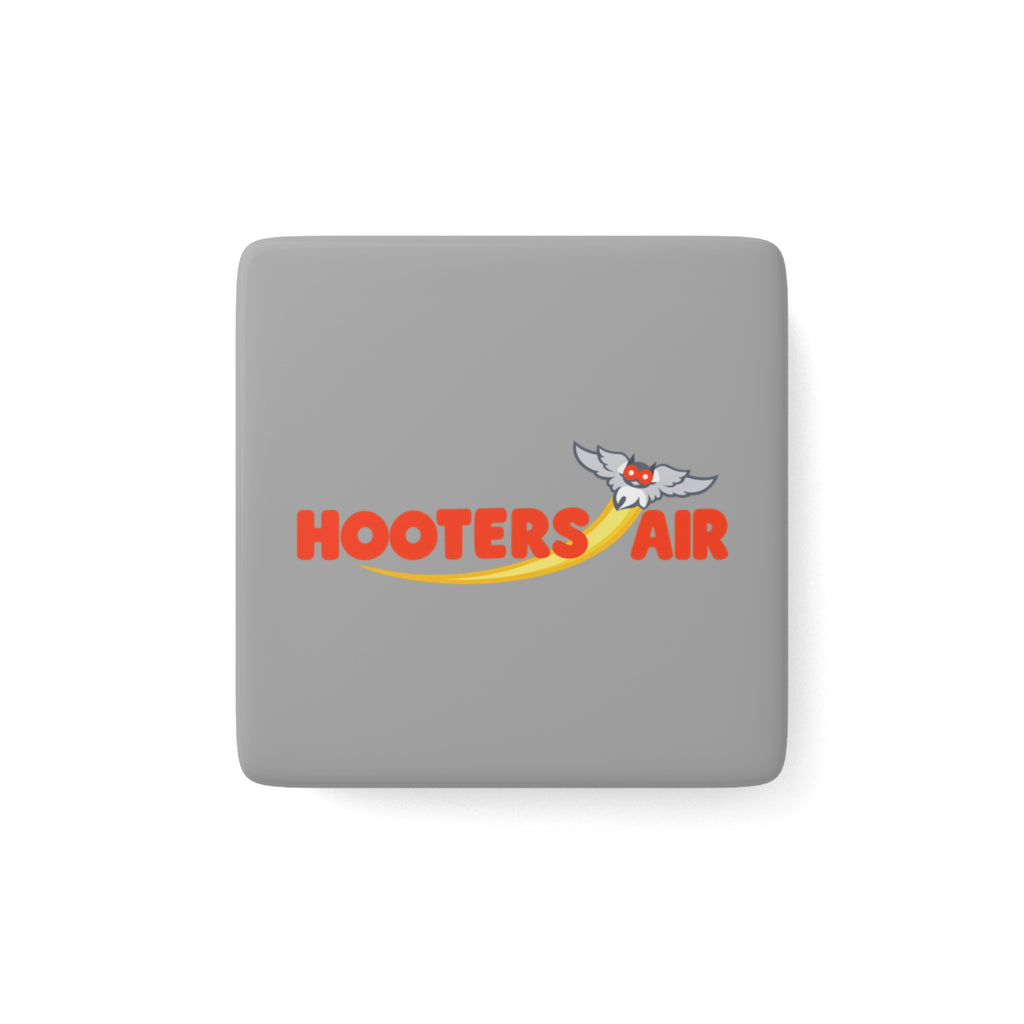 Hooters Air Square Porcelain Fridge Magnet